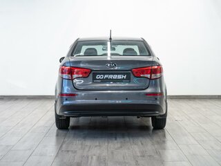 2015 Kia Rio 6-speed III, серый, 929000 рублей, вид 4