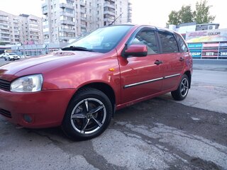 2012 Lada (ВАЗ) Kalina I, красный, 299999 рублей, вид 2