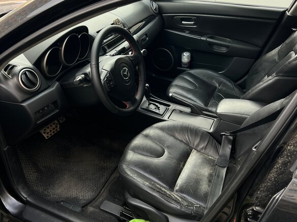 2008 Mazda 3 4-speed I (BK) Рестайлинг, чёрный, 510000 рублей - вид 3