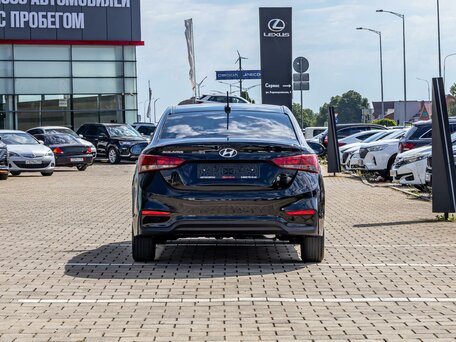 2019 Hyundai Solaris II, чёрный, 1265000 рублей, вид 5