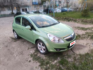 2009 Opel Corsa D, зелёный, 380000 рублей, вид 2