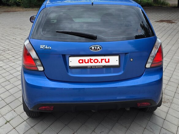 2011 Kia Rio II Рестайлинг, синий, 605000 рублей - вид 2