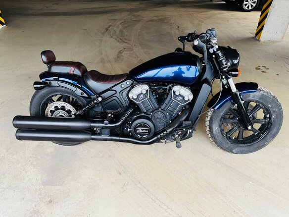 2022 Indian Scout, синий, 1050000 рублей - вид 8