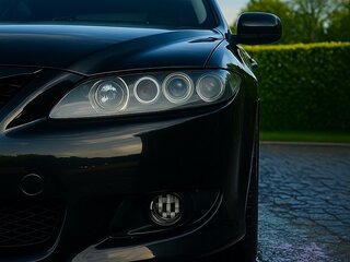 2005 Mazda 6 I (GG) Рестайлинг, чёрный, 430000 рублей, вид 2