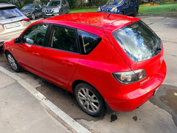2007 Mazda 3 I (BK) Рестайлинг, красный, 600000 рублей - вид 10