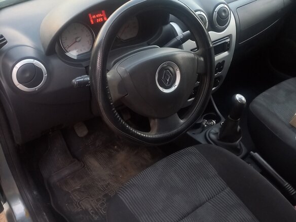 2012 Renault Logan I Рестайлинг, синий, 399000 рублей - вид 10