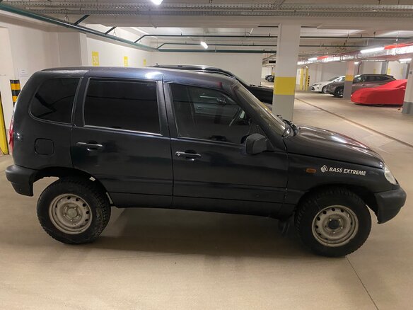 2007 Chevrolet Niva I, чёрный - вид 2