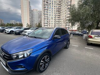 2020 Lada (ВАЗ) Vesta SW Cross I, синий, 1100000 рублей, вид 4