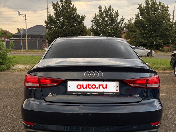 2016 Audi A3 III (8V) Рестайлинг, синий, 1350000 рублей - вид 6