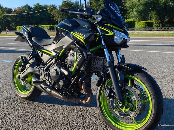 2021 Kawasaki Z 650, зелёный, 700000 рублей - вид 4