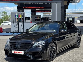 2017 Mercedes-Benz S-Класс 400 d Long VI (W222, C217) Рестайлинг, чёрный, 5280000 рублей, вид 1