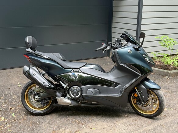 2023 Yamaha TMAX, зелёный, 1545000 рублей - вид 3