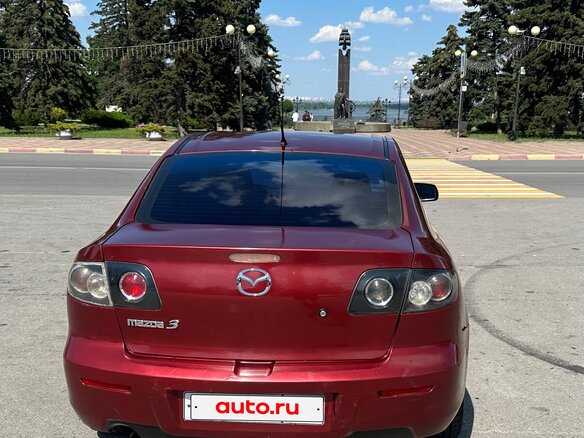 2008 Mazda 3 I (BK) Рестайлинг, красный, 450000 рублей - вид 3