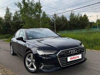 2019 Audi A6 40 TDI V (C8), синий, 4100000 рублей, вид 4