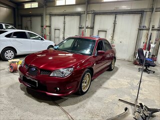 2006 Subaru Impreza II Рестайлинг 2, красный, 690000 рублей, вид 1