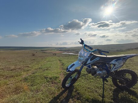 2025 Kayo Basic TT125, синий, 70000 рублей, вид 3