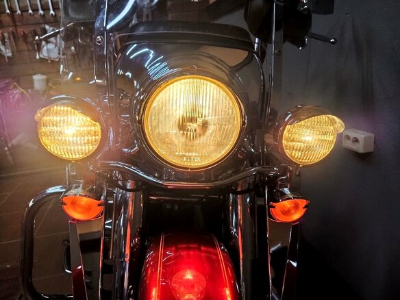 1991 Harley-Davidson Electra Glide, красный, 1200000 рублей - вид 30