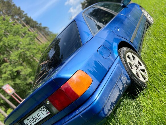 1992 Audi 100 IV (C4), синий - вид 11