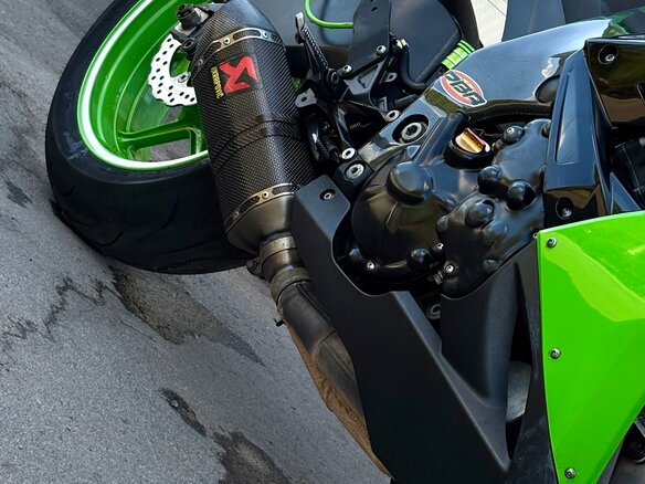 2007 Kawasaki ZX-10R Ninja, зелёный, 735000 рублей - вид 28