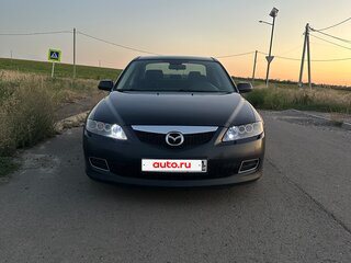 2007 Mazda 6 I (GG) Рестайлинг, чёрный, 530000 рублей, вид 2