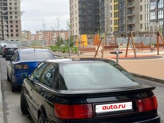 1992 Audi Coupe II (B3) Рестайлинг, чёрный, 700000 рублей, вид 2
