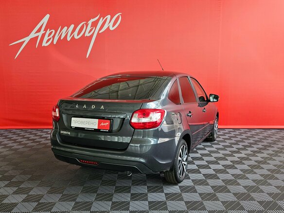 2024 Lada (ВАЗ) Granta I Рестайлинг, серый, 845000 рублей - вид 4