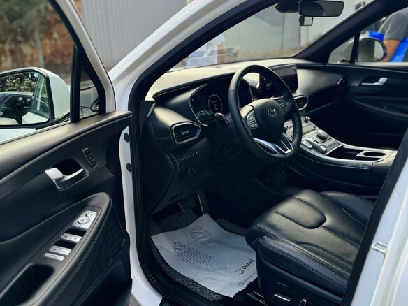 2021 Hyundai Santa Fe IV Рестайлинг, белый, 3950000 рублей - вид 8