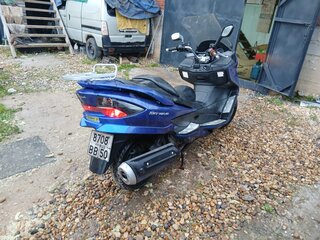 2006 Suzuki Burgman (SkyWave) 400, синий, 210000 рублей, вид 5