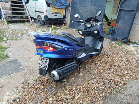 2006 Suzuki Burgman (SkyWave) 400, синий, 210000 рублей, вид 5
