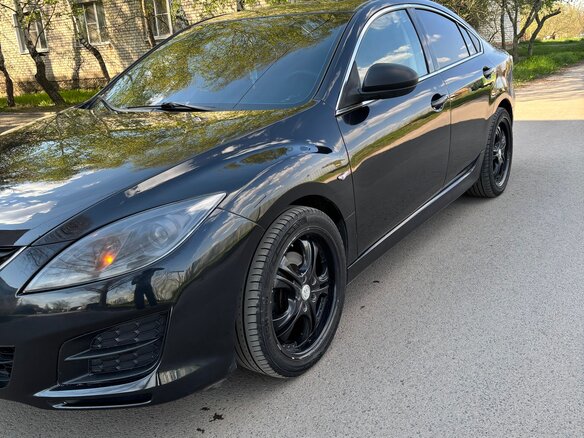 2010 Mazda 6 II (GH) Рестайлинг, чёрный, 750000 рублей - вид 1
