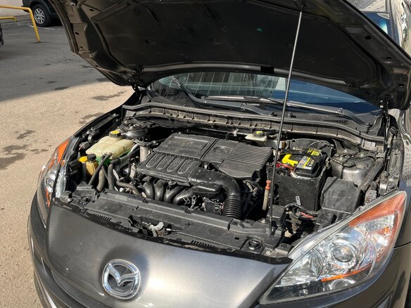 2012 Mazda 3 II (BL) Рестайлинг, серый, 685000 рублей - вид 14