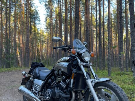 2001 Yamaha V-Max 1200, серебристый, 500000 рублей, вид 1