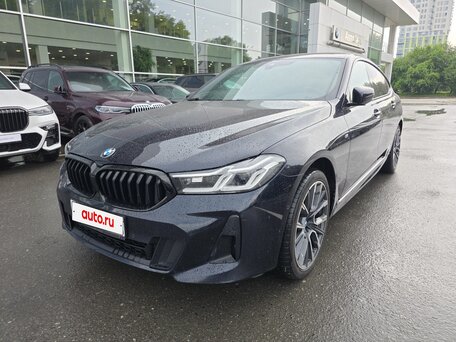 2021 BMW 6 серии Gran Turismo 620d xDrive IV (G32) Рестайлинг, чёрный, 4290000 рублей, вид 1
