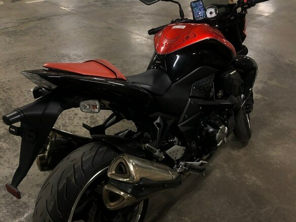 2009 Kawasaki Z 1000, оранжевый, 580000 рублей - вид 7