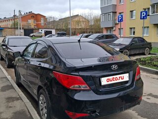 2015 Hyundai Solaris I Рестайлинг, чёрный, 600000 рублей, вид 3