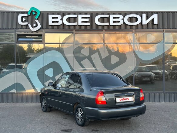 2008 Hyundai Accent ТагАЗ II, серый, 475000 рублей - вид 2