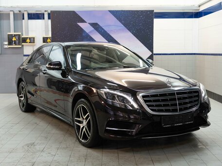 2014 Mercedes-Benz S-Класс 500 Long VI (W222, C217), чёрный, 2899000 рублей, вид 3