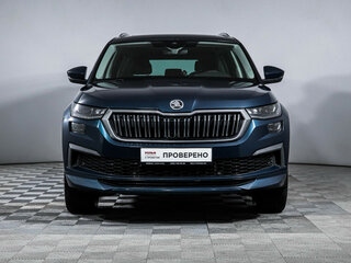 2023 Skoda Kodiaq I Рестайлинг, синий, 3910500 рублей, вид 2
