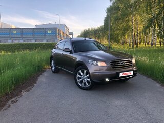 2008 Infiniti FX35 I (S50) Рестайлинг, коричневый, 1200000 рублей, вид 2