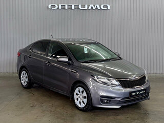 2016 Kia Rio III Рестайлинг, серый, 897000 рублей, вид 3
