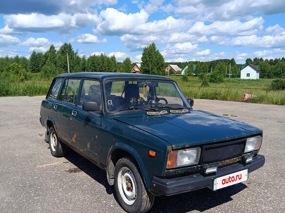 2007 Lada (ВАЗ) 2104, зелёный, 80000 рублей