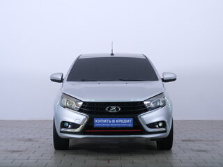 2017 Lada (ВАЗ) Vesta I, серебристый, 779000 рублей, вид 2