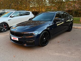 2018 BMW 5 серии 520d VII (G30/G31/G38), синий, 3490000 рублей, вид 1