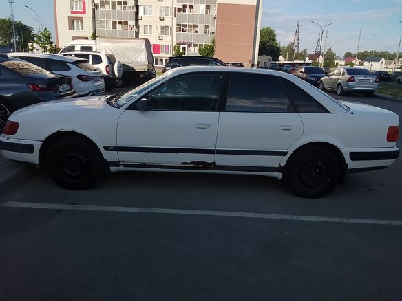 1992 Audi 100 IV (C4), белый, 250000 рублей - вид 12