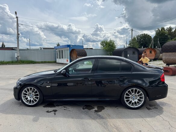 2008 BMW 3 серии 325i V (E90/E91/E92/E93) Рестайлинг, чёрный, 1200000 рублей - вид 17