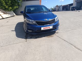 2016 Kia Rio III Рестайлинг, синий, 938000 рублей, вид 1