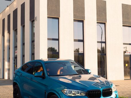 2015 BMW X6 M II (F86), голубой, 4100000 рублей, вид 2