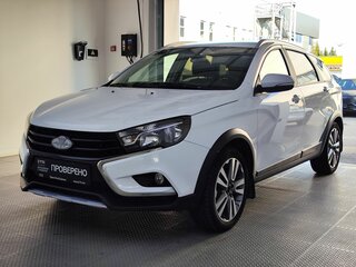 2018 Lada (ВАЗ) Vesta SW Cross I, белый, 960000 рублей, вид 1