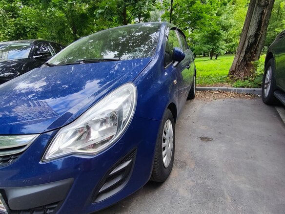 2013 Opel Corsa D Рестайлинг II, синий
