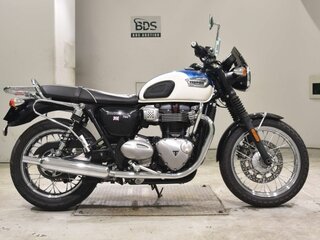 2016 Triumph Bonneville T100, голубой, 743000 рублей, вид 1